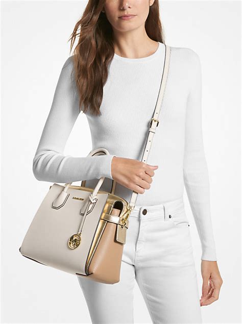 michael kors small mercer belted satchel|Michael Kors emilia medium satchel.